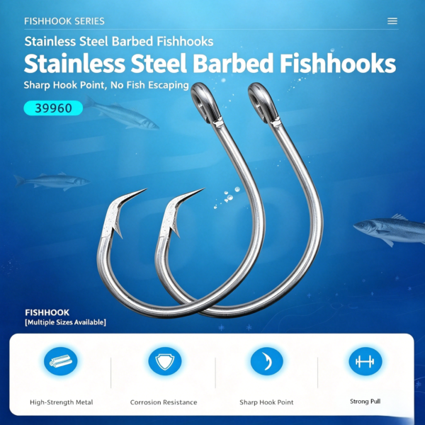 Heavy Duty Tuna Fishing Hook for Saltwater Big Game Fishing