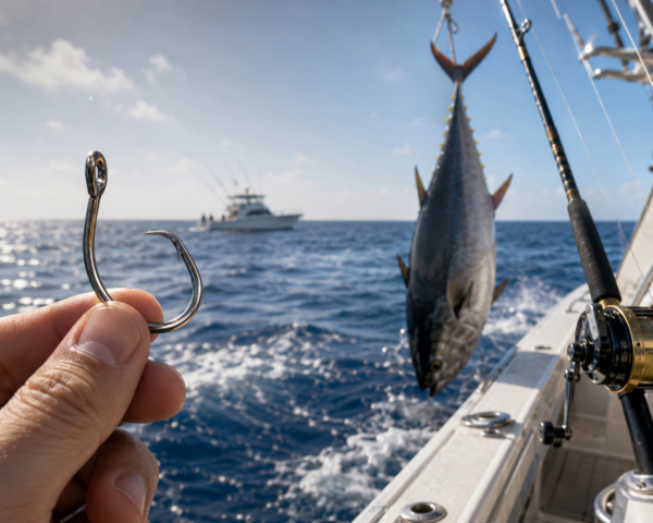 Heavy Duty Tuna Fishing Hook for Saltwater Big Game Fishing