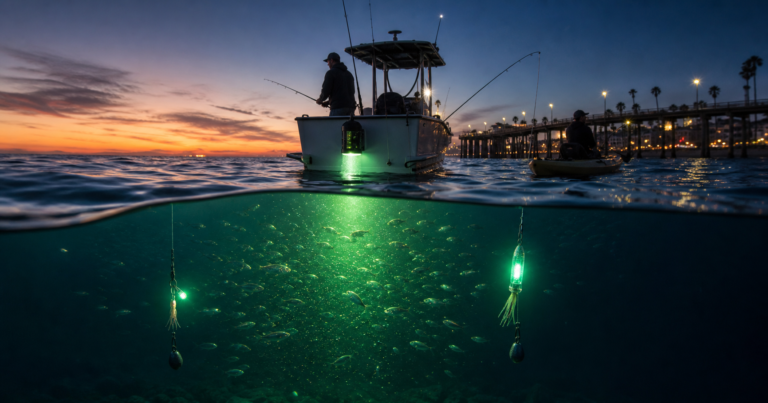 Best underwater fishing lights for California night fishing in June