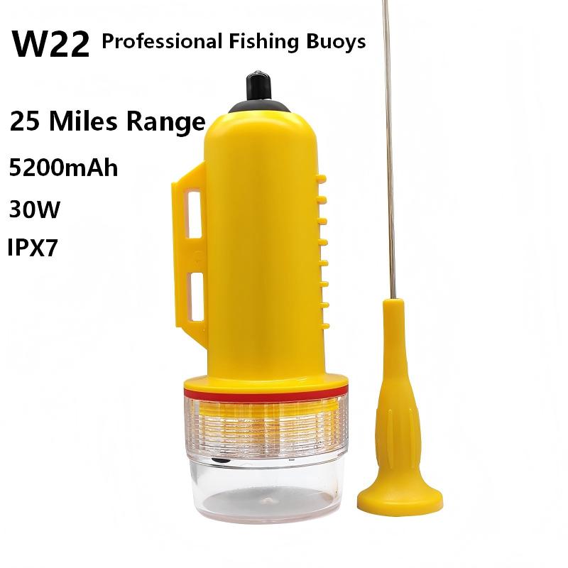 AIS BOUYS 888 solar fishing net tracking buoy full view with antenna and LED lighting system