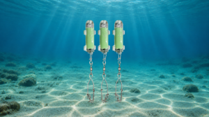 XC188 deep drop fishing lights with snap hooks and swivel connectors