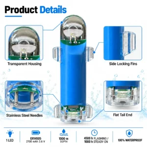 XC193 Deep Sea LED Underwater Fishing Light, 1000m Depth | Wholesale