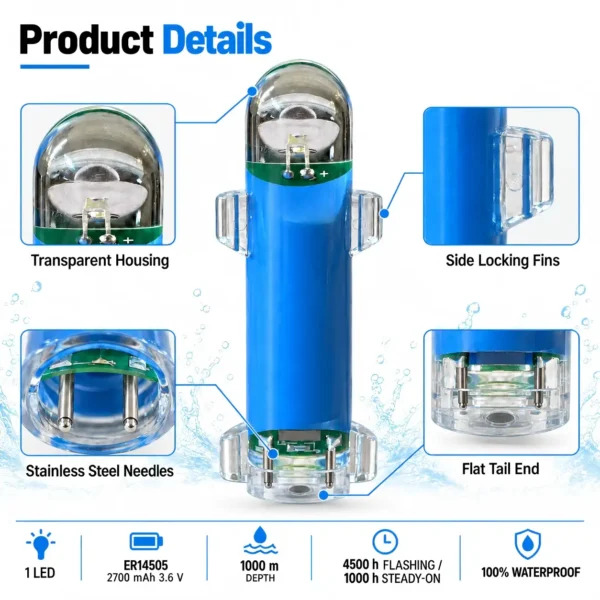 XC193 Deep Sea LED Underwater Fishing Light, 1000m Depth | Wholesale