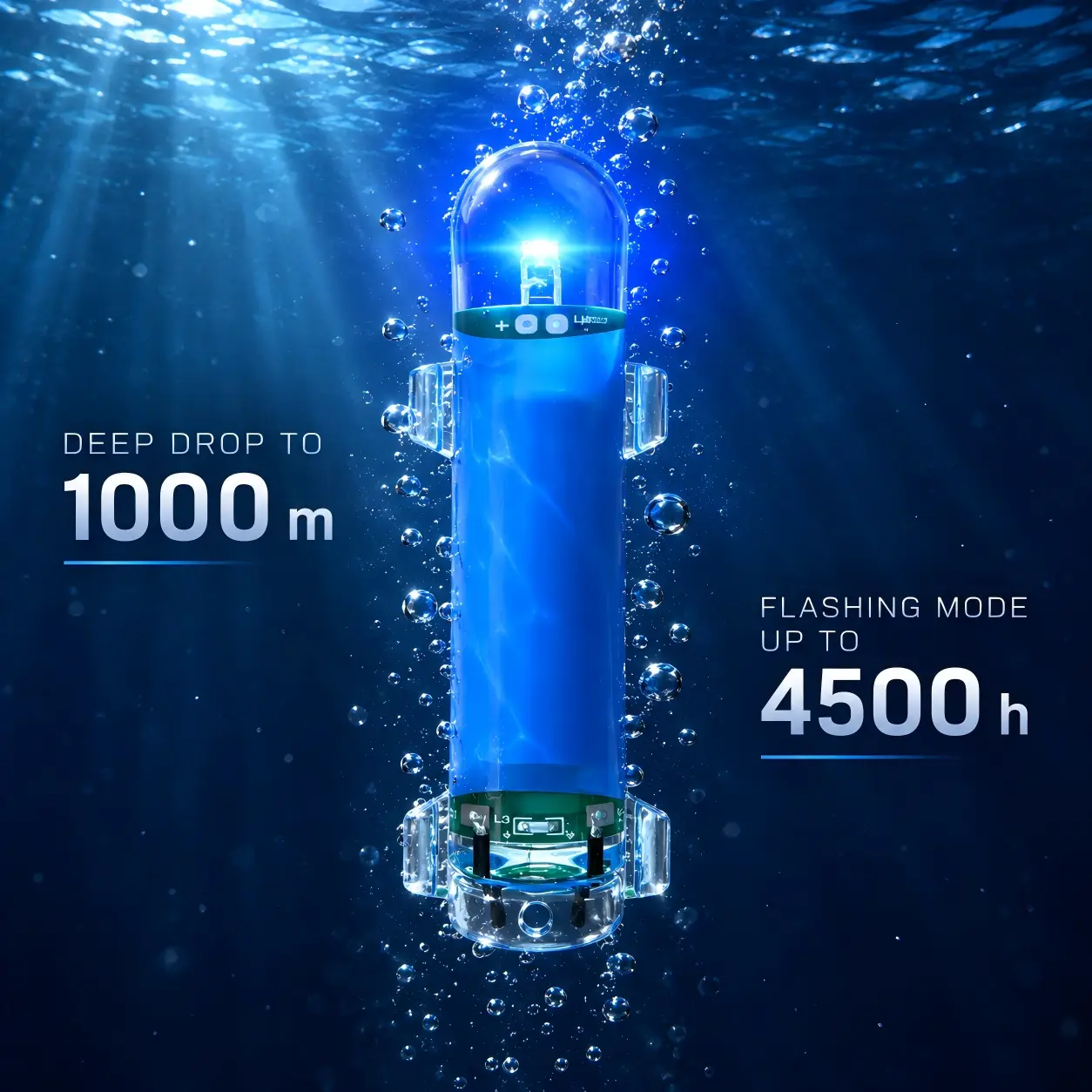 XC193 Deep Sea LED Underwater Fishing Light, 1000m Depth | Wholesale-Underwater Fishing Lights & AIS Fishing Buoys Manufacturer